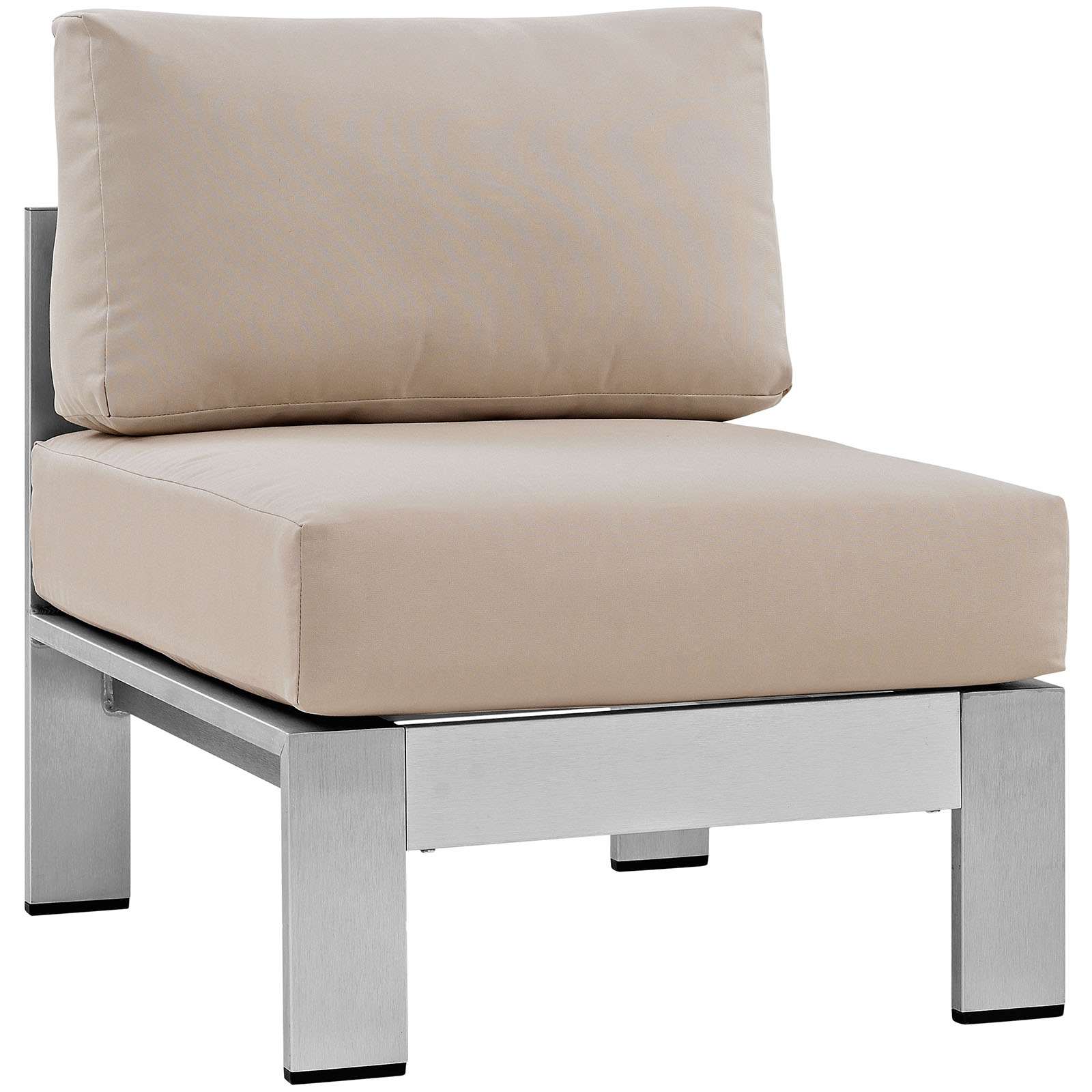 Outdoor lounge furniture CUB EEI 2263 SLV BEI MOD