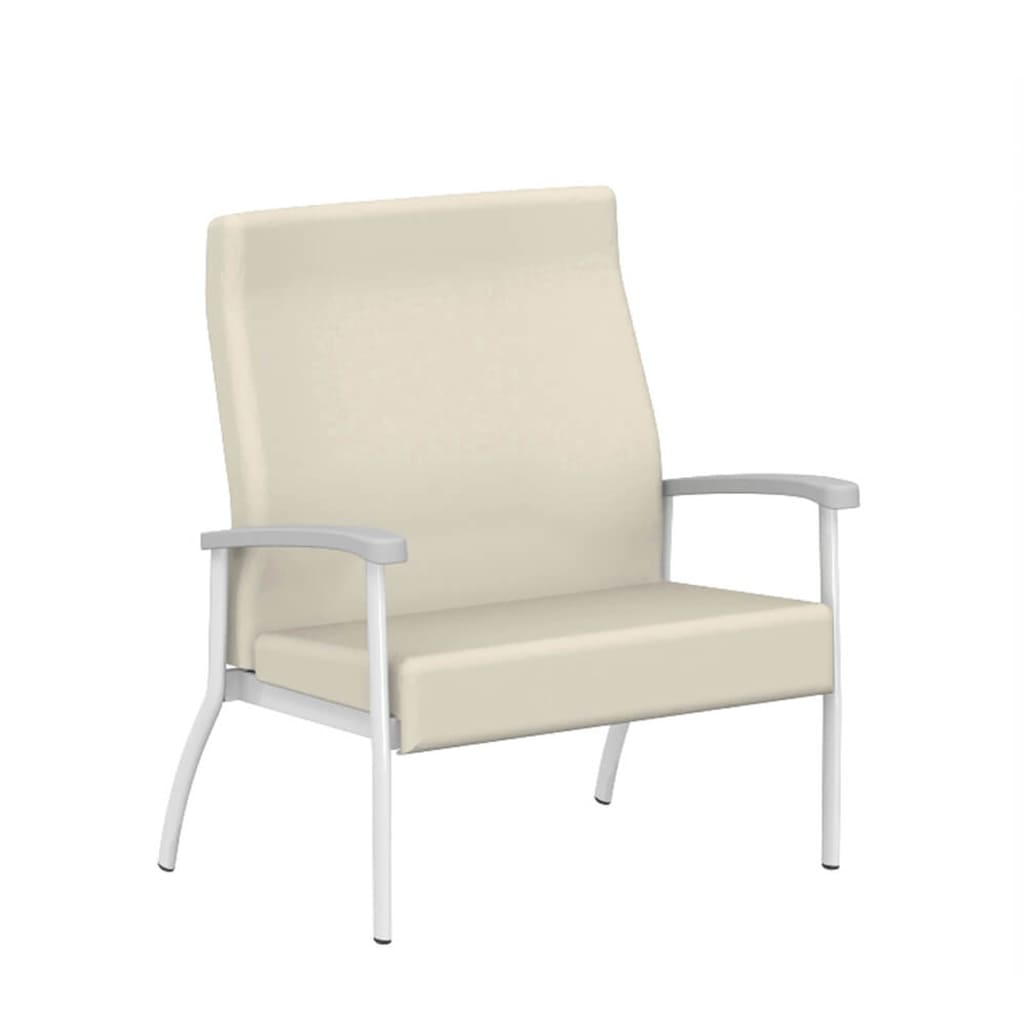 Armchair left link white