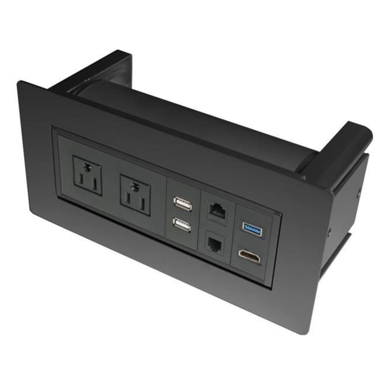 Conference table Power Box Black Conference table Power Box Black