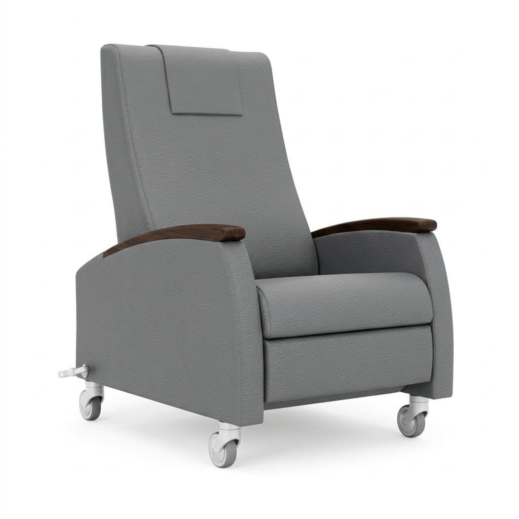 Dynacure motion recliner casters cool grey Dynacure motion recliner casters cool grey