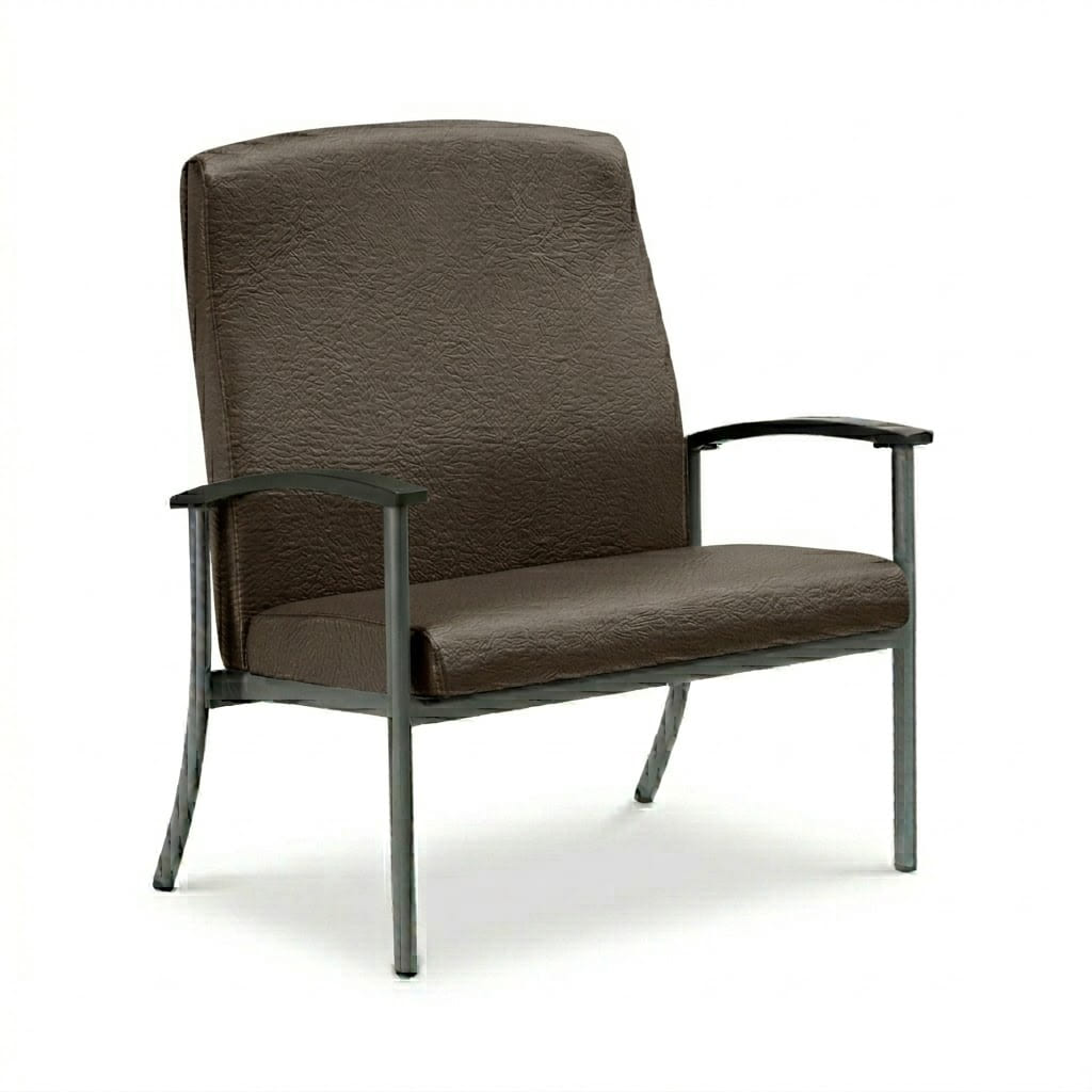 Extra wide chair high back espresso