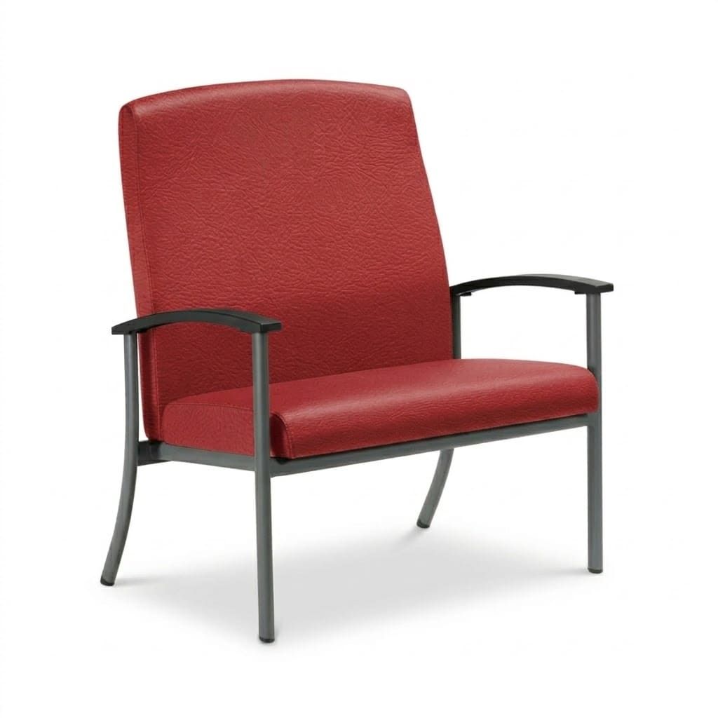 Extra wide chair high back red barn