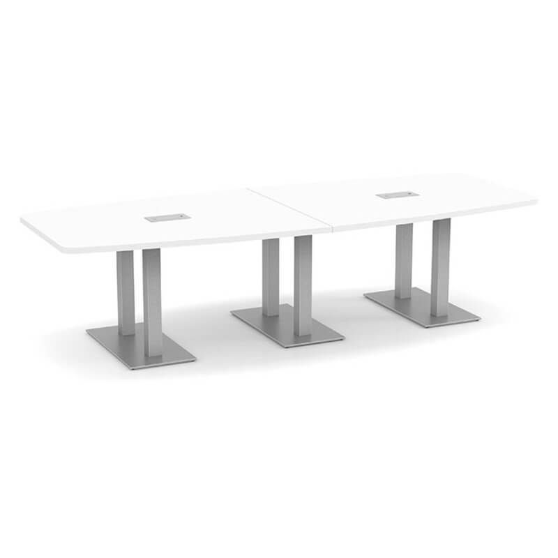 Nexus boat shape metal base white 1 Nexus boat shape metal base white 1