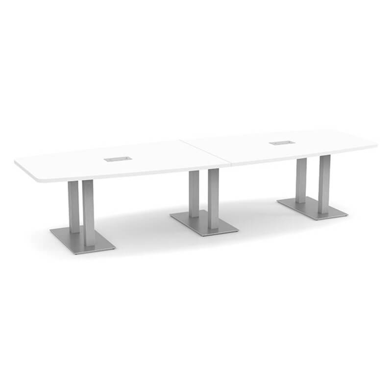 Nexus boat shape metal base white 2 Nexus boat shape metal base white 2