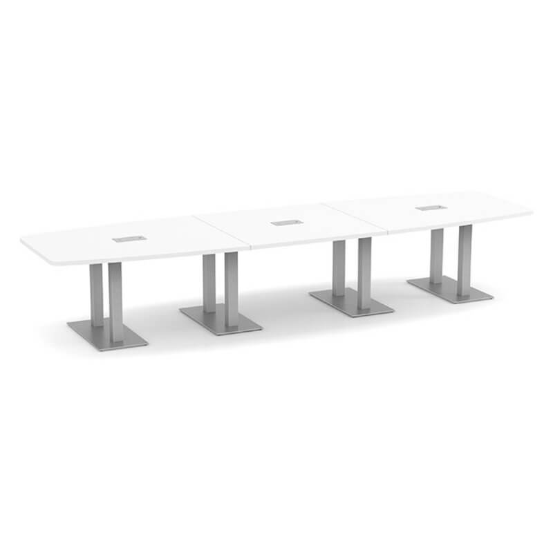 Nexus boat shape metal base white 3 Nexus boat shape metal base white 3