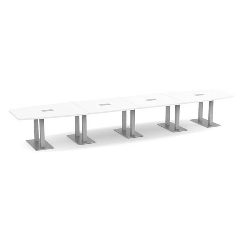 Nexus boat shape metal base white 5 Nexus boat shape metal base white 5