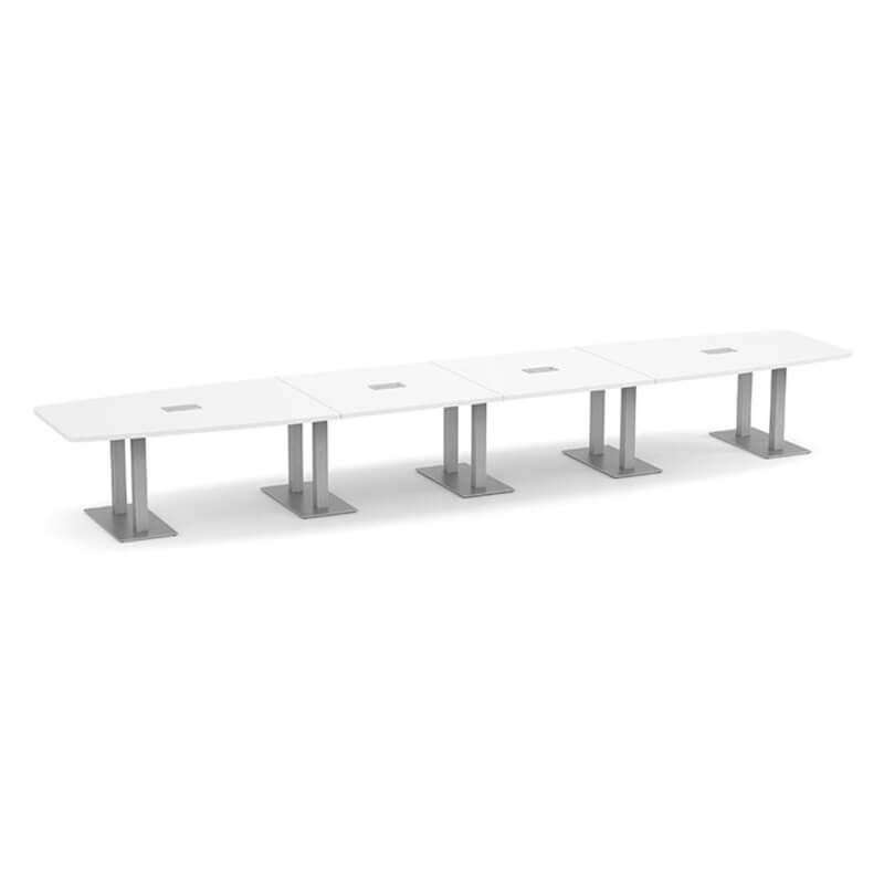 Nexus boat shape metal base white 6 Nexus boat shape metal base white 6