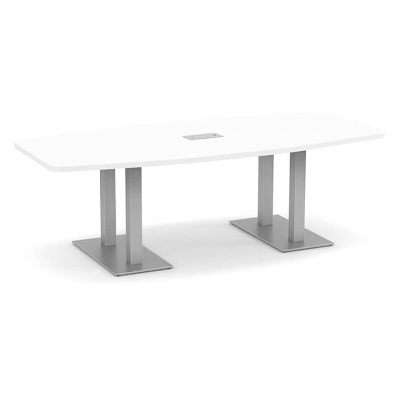 Nexus boat shape metal base white Nexus boat shape metal base white