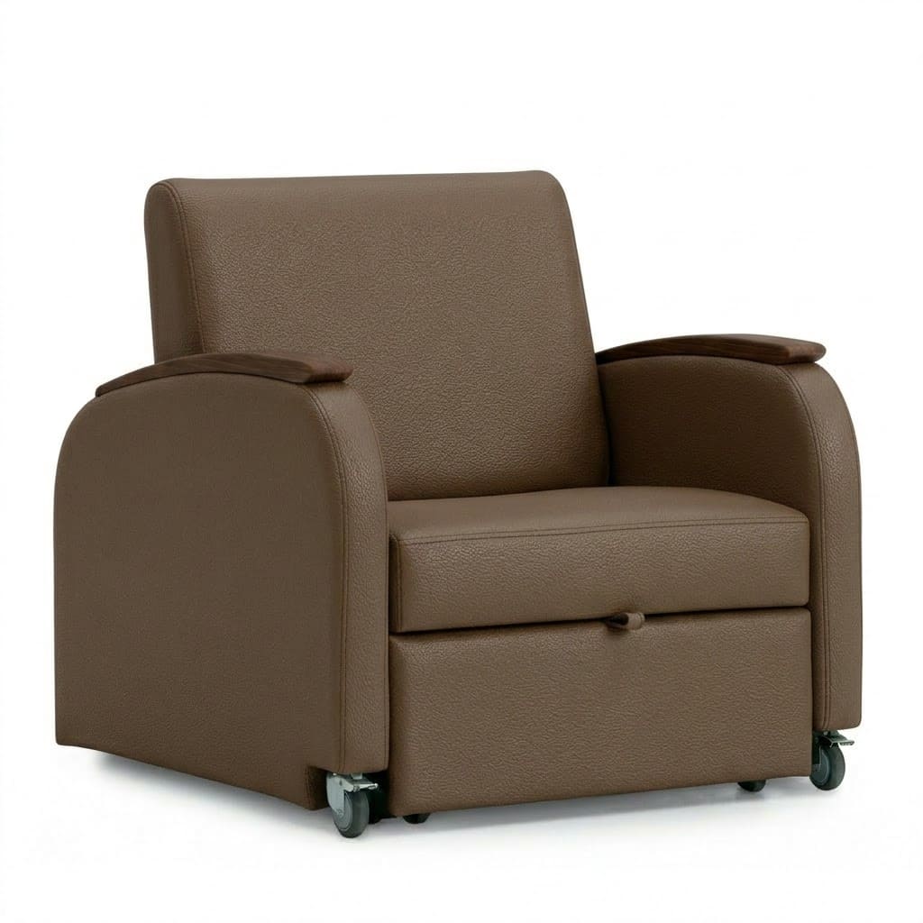 Sleeper chair chocolate 3 Sleeper chair chocolate 3