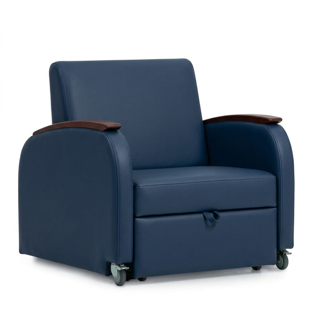 Sleeper chair navy 3 Sleeper chair navy 3