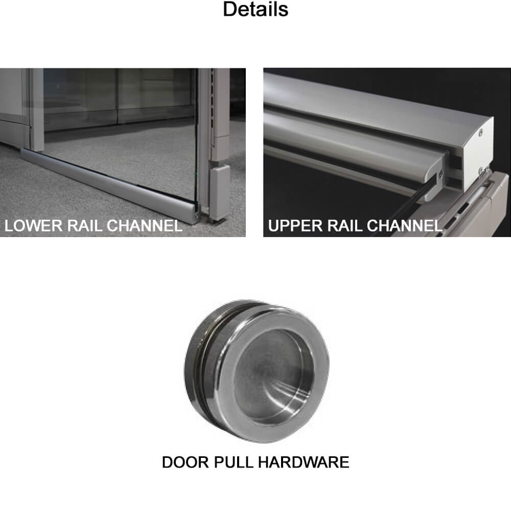 AO2 cubicle sliding door 85h details