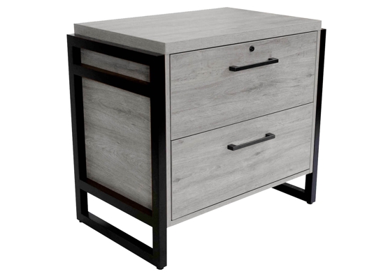 Office file cabinets 2 drawer filing cabinet modern lateral file cabinet angle view cement 1