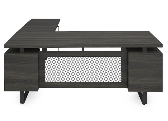 Sit and stand desk sit and stand corner desk standing desk ergonomic adjustable desk side view 3 1