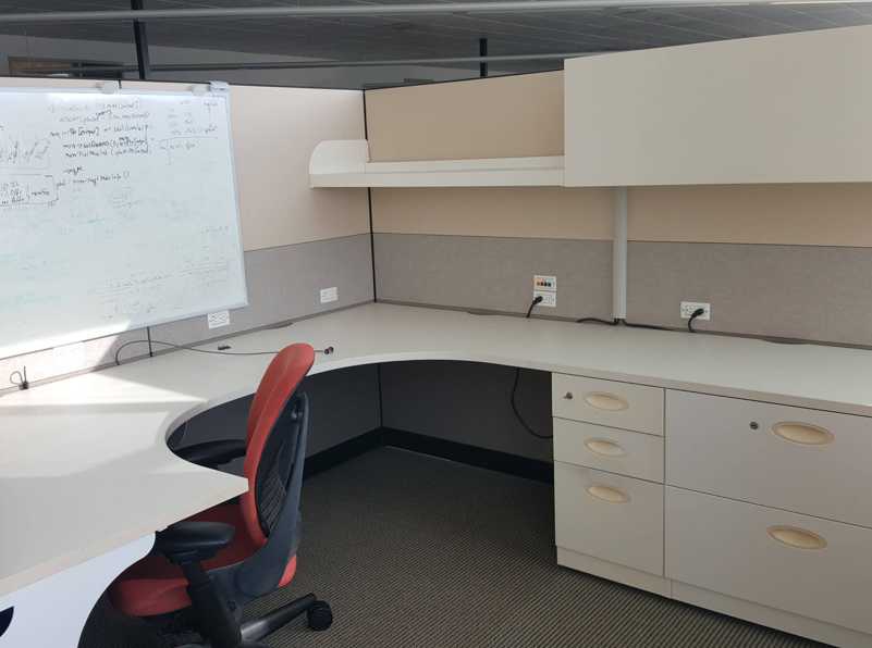 Used Office Cubicles High Panels - Steelcase Answer 8x8 Used Cubicles